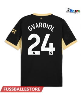 Günstige Manchester City Josko Gvardiol #24 Auswärtstrikot 2026-27 Kurzarm